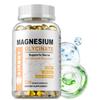 Magnesium glycinaat capsules, 400 mg per portie, zeer goed opneembaar, ondersteunt de spiergezondheid, de gezondheid van hart en immuunsysteem.