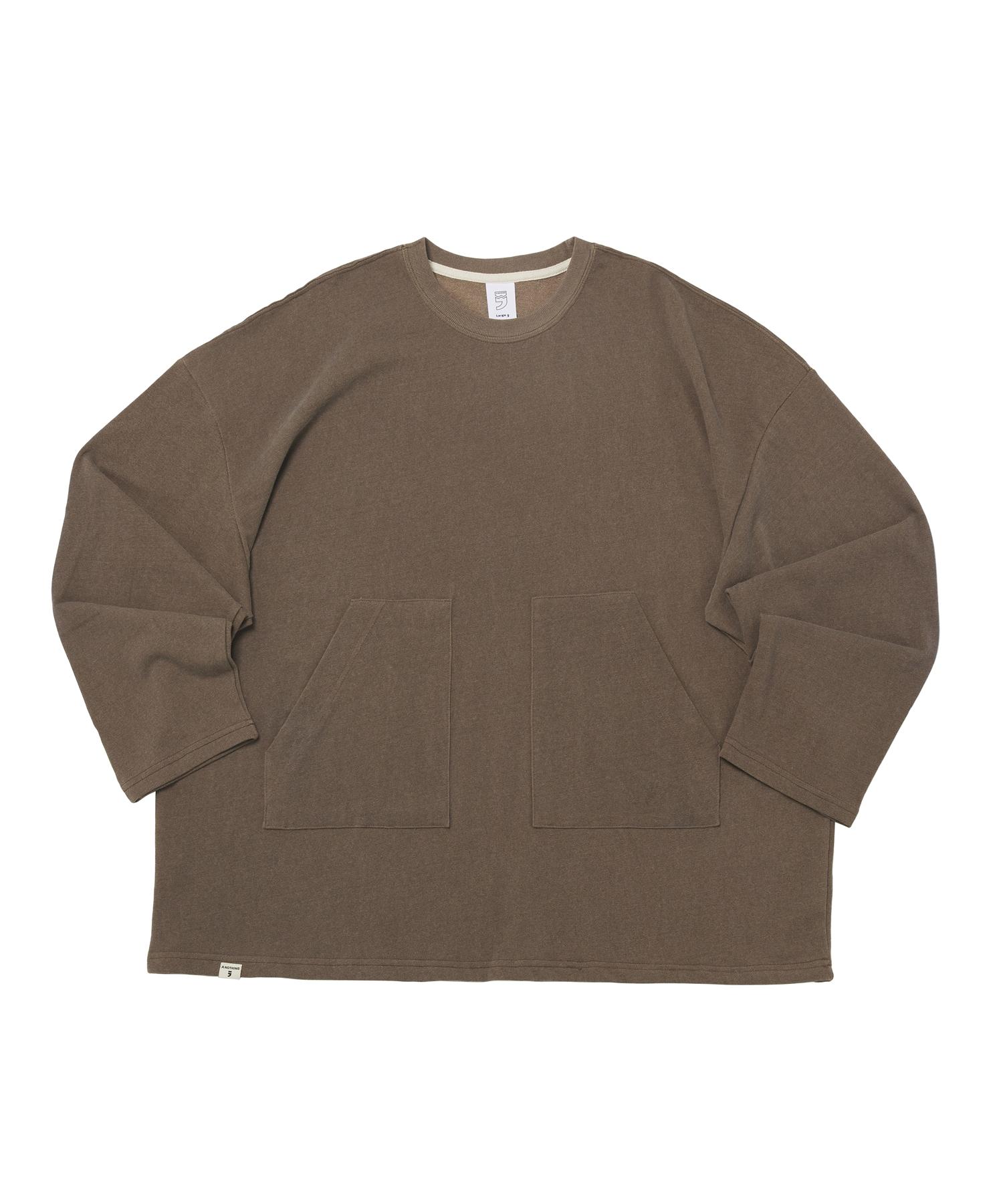 A Nothing Vintage P. Dyeing Two-Pocket Box Tee (Brown) M