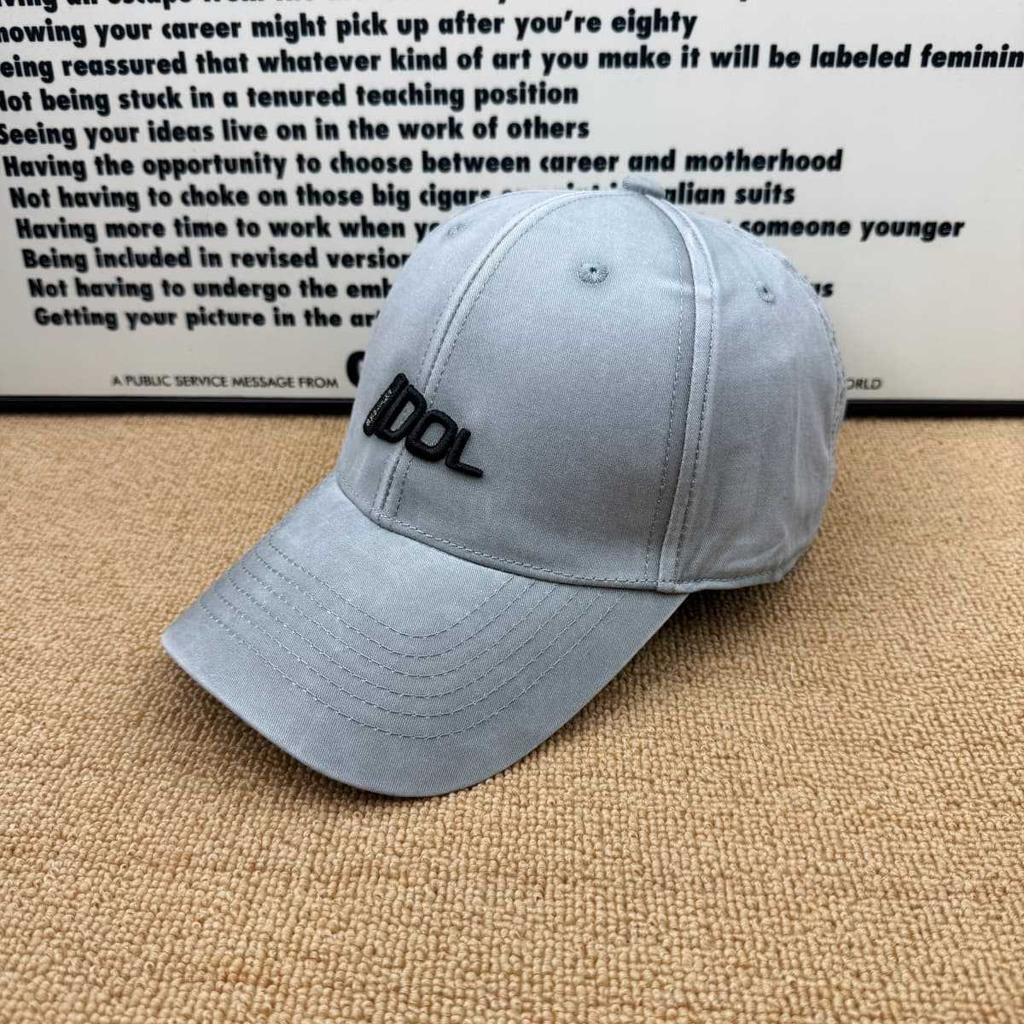 Simple IDOL Alphabet Baseball Cap Men's and Women's Soft Top Comfortable Visor Casual Versatile Cap