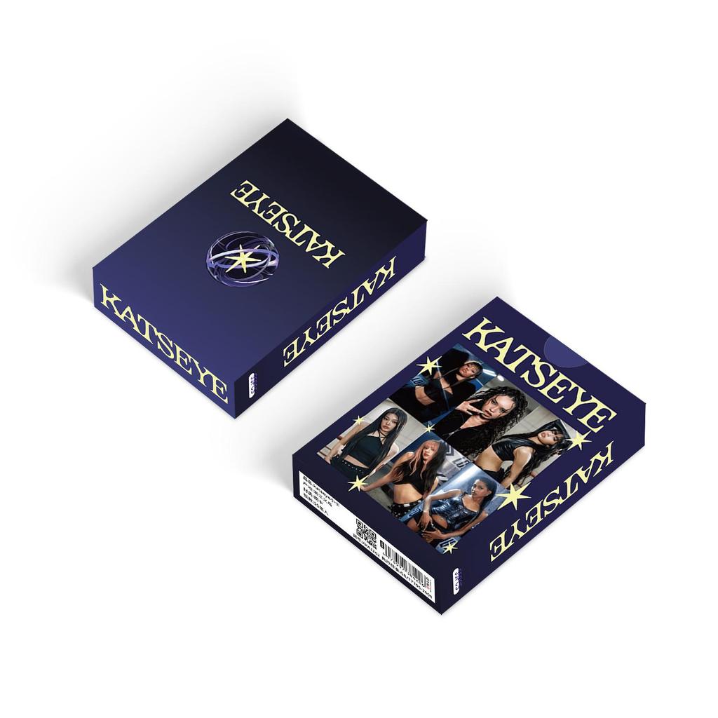 55 Katseye Laser Photocards: Korean Girl Group Photo Album Fan Merchandise