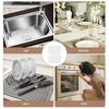 NUOLUX Sink Silicone Clear Insulation Protective Drying Protective Sink Drain Heat Kitchen Stain Protective Meal Food Heat Resistant Up To Mat, Mat,