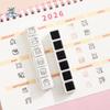 6 Stück Mini-Muster Niedliche Katze Stempel Schwarz/Braun Einfaches Tagebuch Kawaii Kätzchen Siegel Sechs Siegel Set Einfach zu bedienen Cartoon-Muster Stempel