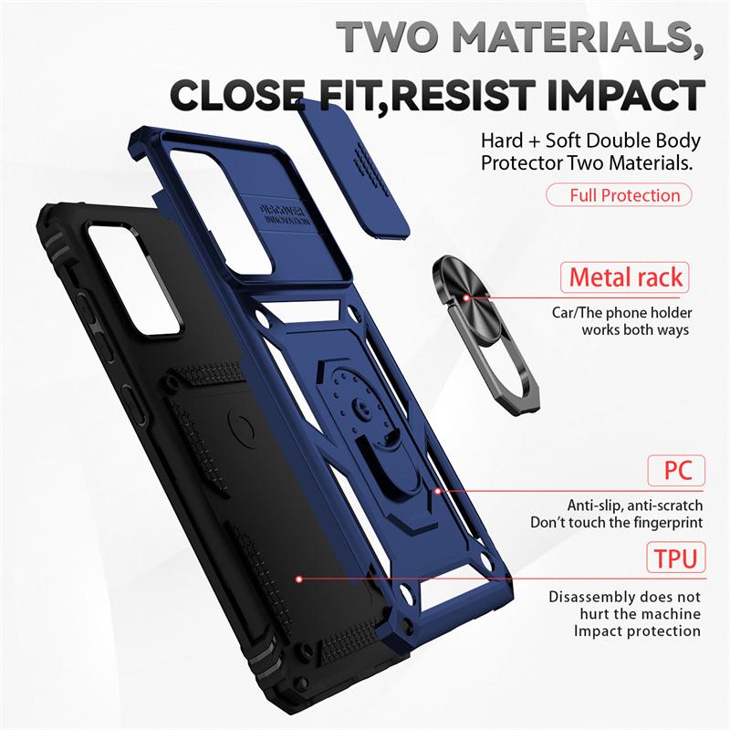 Funda For Samsung A52 5G Case Slide Camera Shockproof Armor Case For Galaxy A52 A52s A 52 Car Magnetic Holder Ring Protect Cover