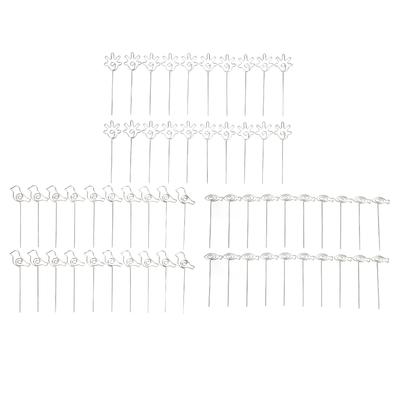 20Pcs Place Card Holder Unique Design  Premium Metal Anti Oxidation Wide Application Name Car