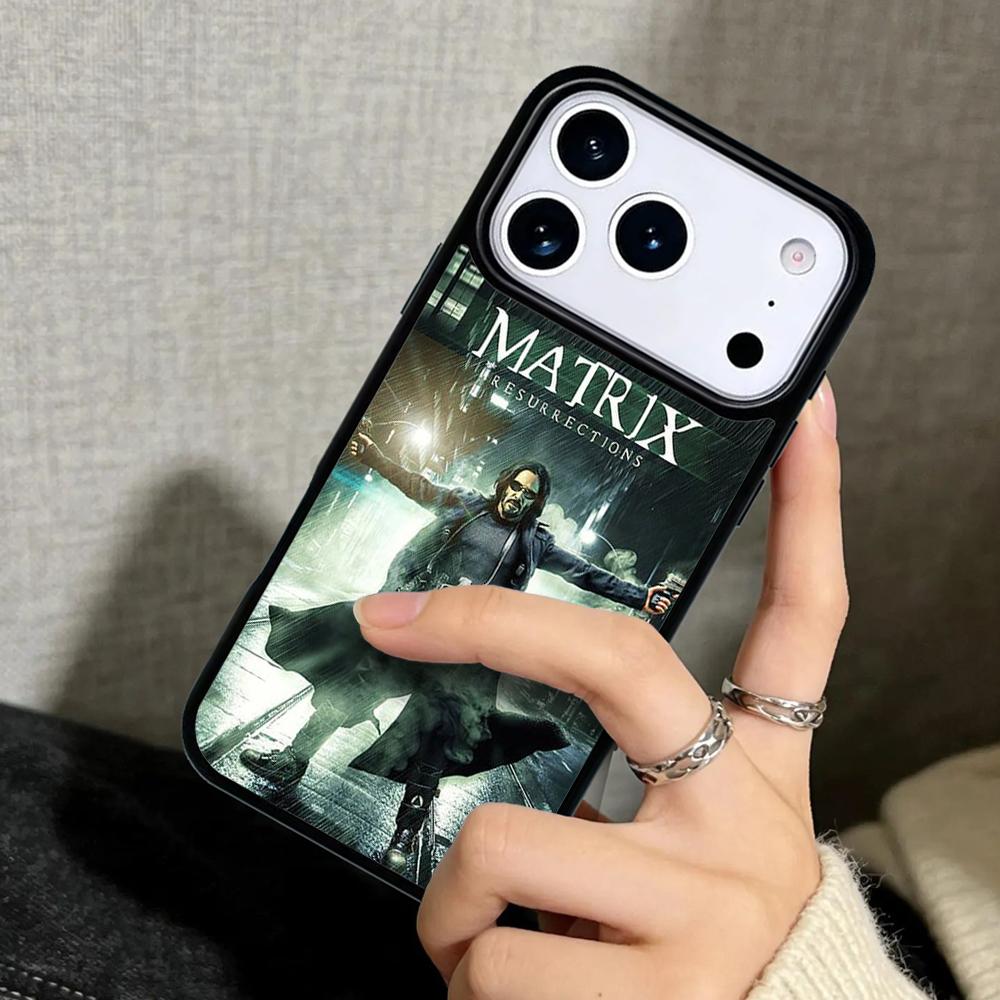 Capa Case for iPhone 17 Air 16 Pro Max 15 Plus 11 13 Mini 14 12 Back Phone Cover The Matrixs Matrix Dictionary