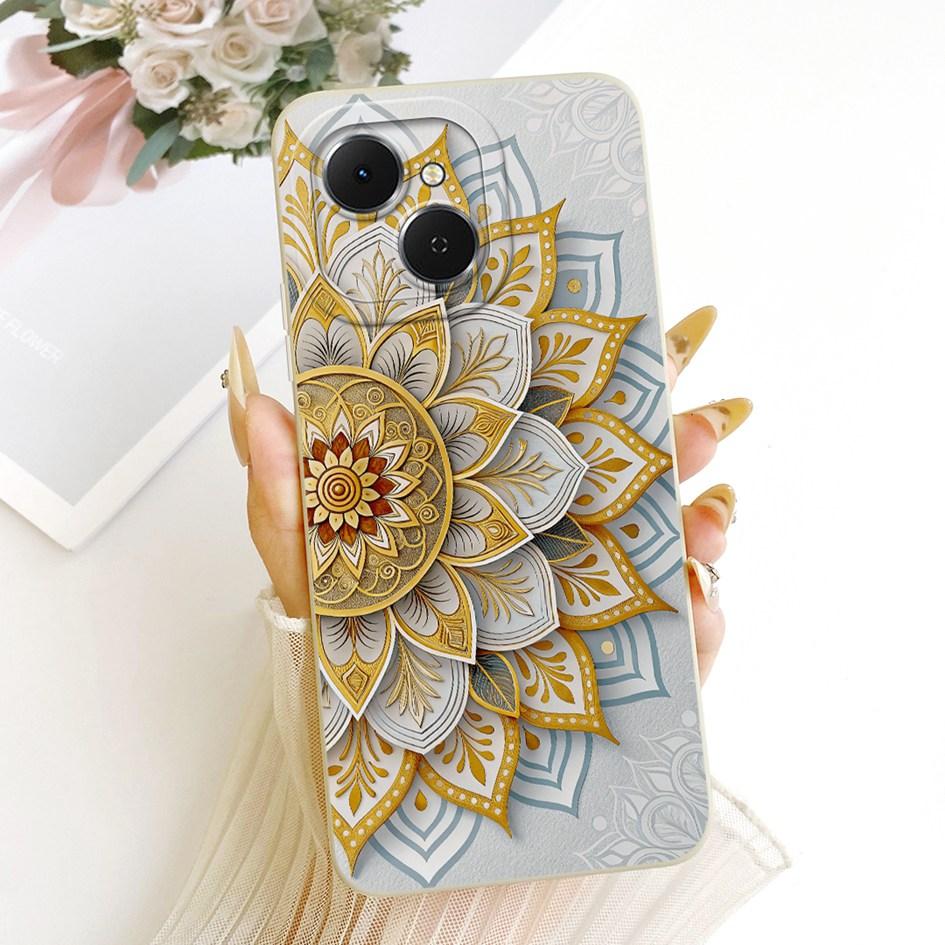 For Tecno Spark 40C Case KM4k Fashion Painted Liquid Silicone Soft TPU Shockproof Cover For Tecno Spark40C Pop 10 Pro Phone Case