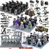 Special forces military building blocks special police armed sentry tower scene toy humanoid birthday present Zombie warrior