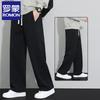 Luo Meng Men's Casual Straight-Leg Sweatpants