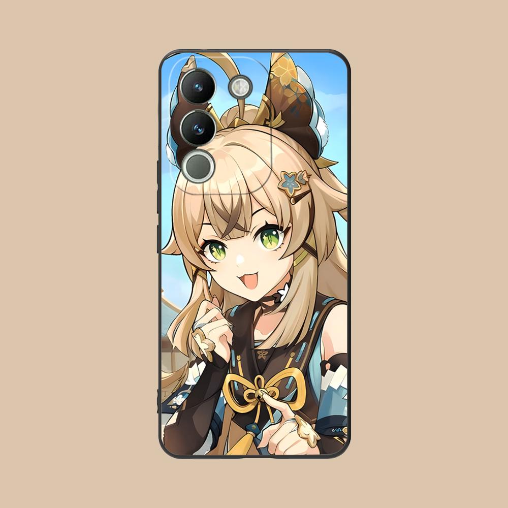 Game GI Kirara Mobile Phone Case for VIVO Y77 76 75 74 73 72 58 56 55 51 50 38 36 Y19 Y18 Y03 Y01 5G Colorful Printing Cover