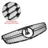 Diamond Front Bumper Grille Grill Fit C-Class Benz W204 C300 C350 2008-2014