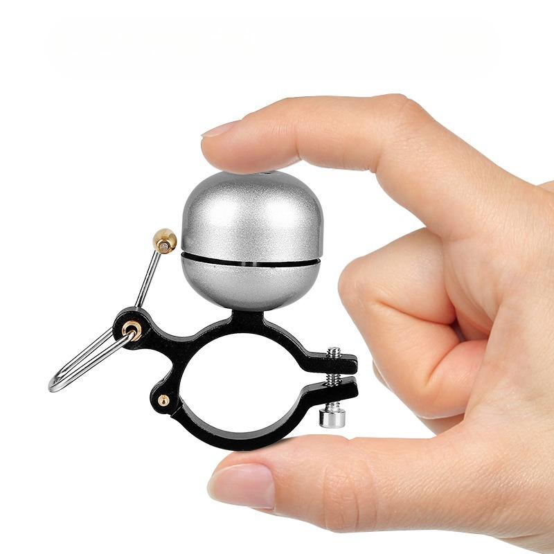 Classic Cycle Brass Bell Left Right Hand Use Bike Handlebar Mount Anodized 30mm Ring High Pitch Crisp Noise Warning