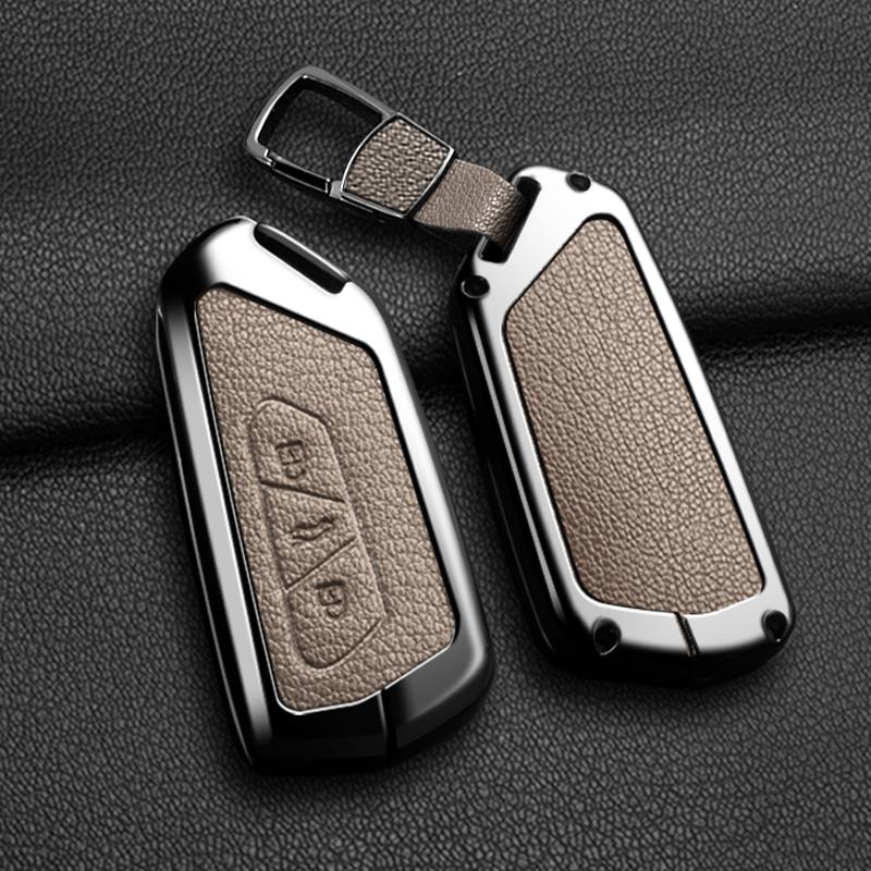 Alloy Car Key Case Cover For VW Volkseagen Golf 8 MK8 ID.3 ID.4 Cupra Skoda Octavia A8 SEAT Leon MK4 2020 2021 Formentor Tarraco