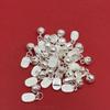Sterling Silver 999 Wealth Bell Pendant - Handmade Braided Rope Necklace/Bracelet Accessory