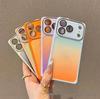 Square Large Window iPhone 17 Pro Max Gradient Smudge Phone Case with Apple 16 Lens Coverage & Drop Protection