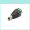 Versatile Male And Female 2.1x5.5 Mm Dc Power Plug Jack Adapter For Cctv Applications