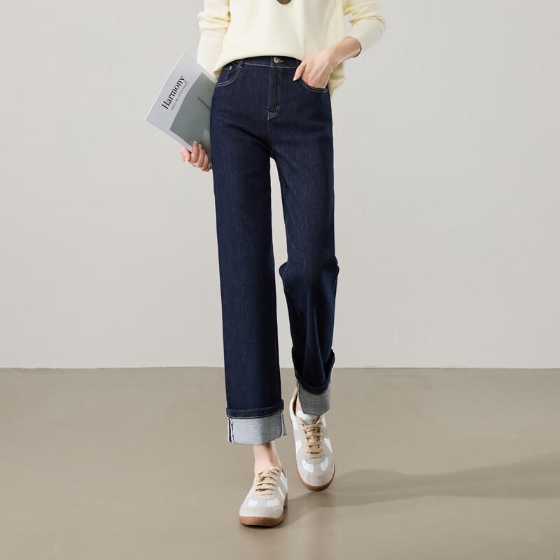 ESE-Y Women s Fade-Resistant Slim Straight-Leg Jeans 29