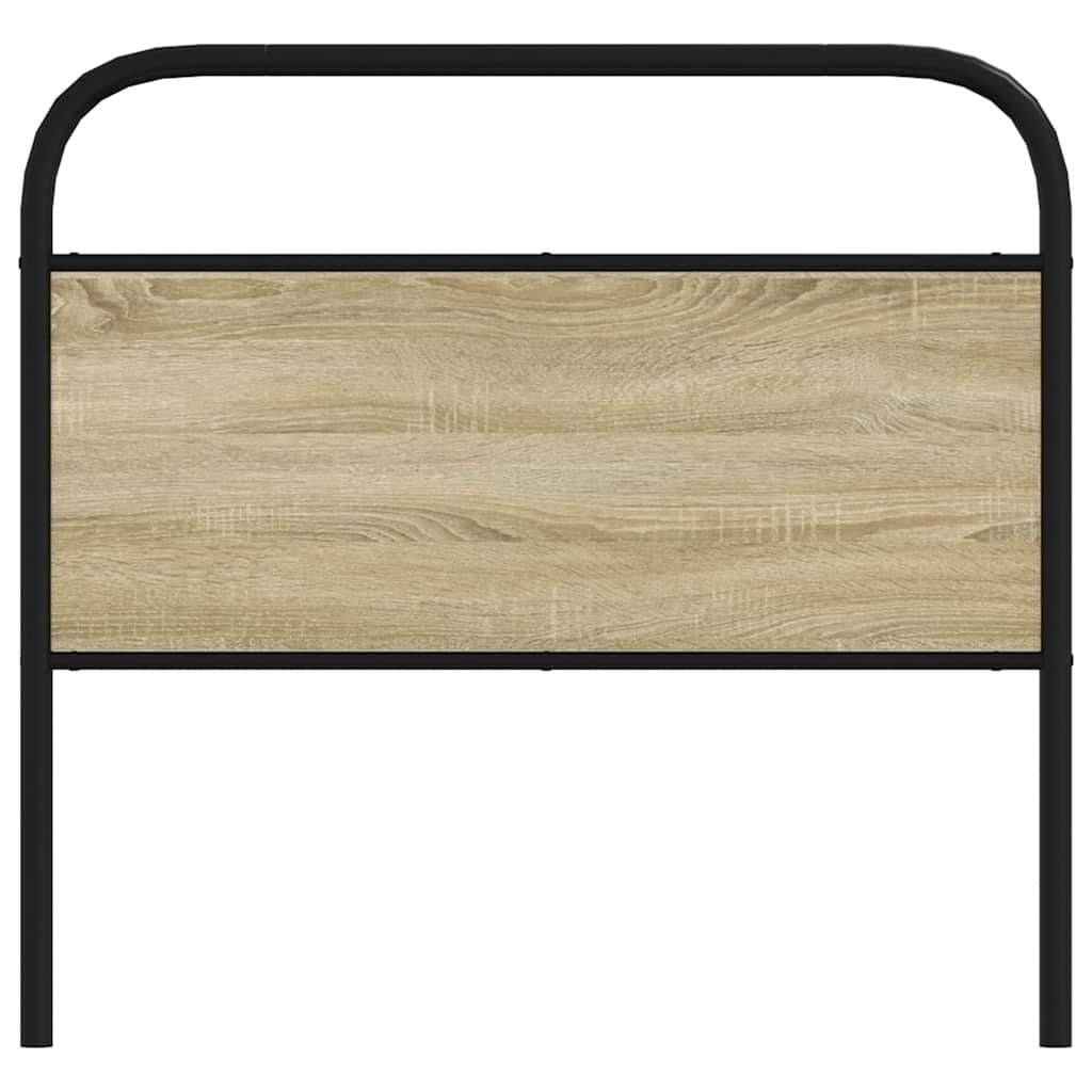 Replacement Headboard in Sonoma Oak 100 cm Steel and Wood Based Material