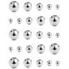 25PCS Alloy Replacement Balls Trendy Piercing Accessories Alloy Balls Alloy Texture Suitable for Body Piercing Jewelry
