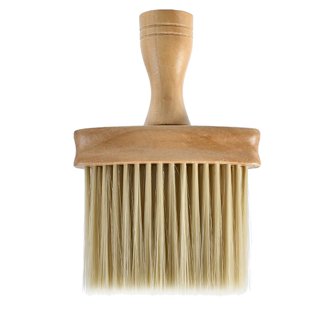 Keyboard Cleaning Brush Wooden Handle Soft Bristles Multifunction Portable Car Interior Detailing