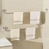 Wall-mounted Suction Cup Towel Rack Rotated Telescopic Towel Bar Towel Holder Hanging Pole