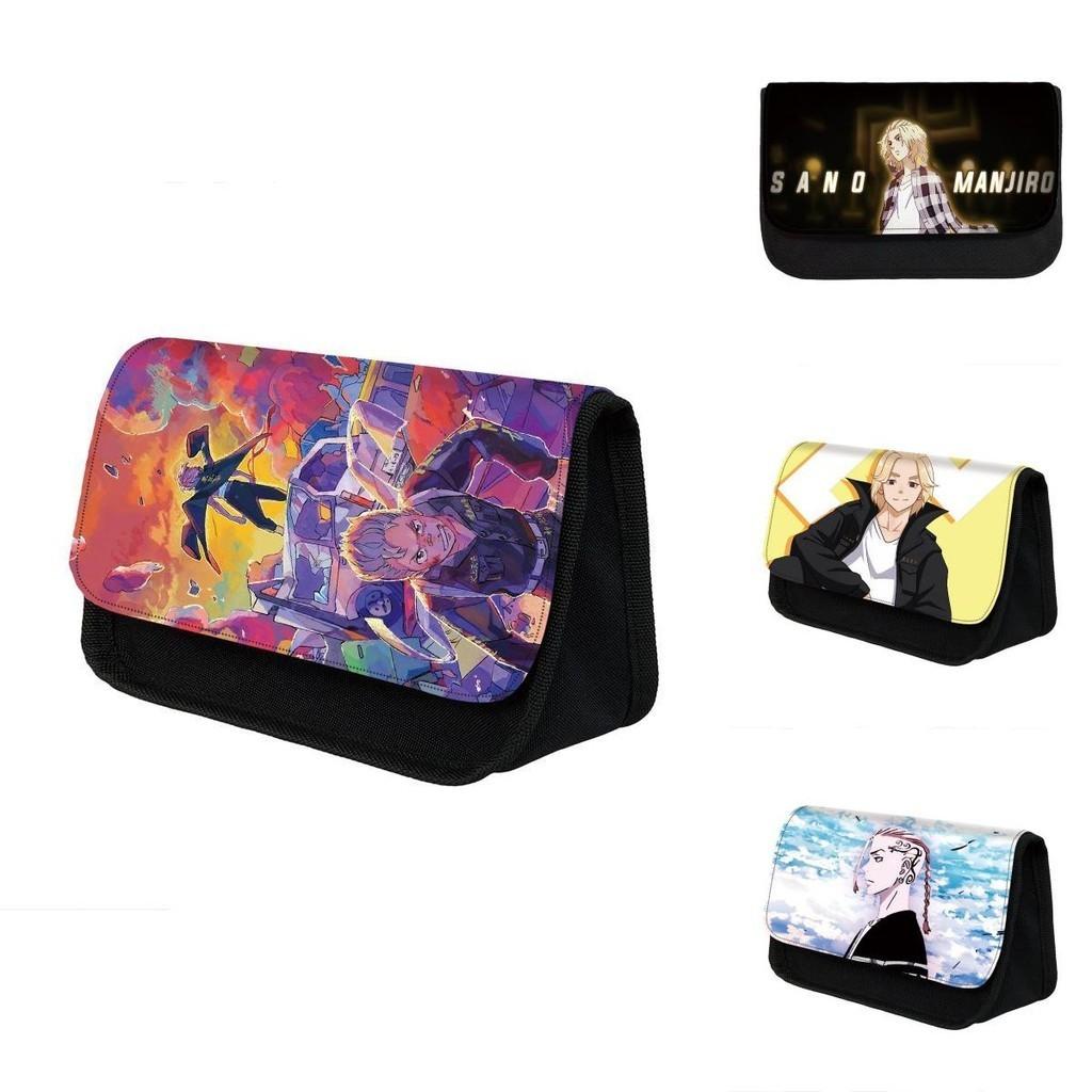 Tokyo Revengers Polyester School Pencil Case With Large Capacity And Smooth Zipper