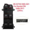 Power Window Switch Button For Honda Civic 2005-2011 Honda CR-V 2008-2011 35750-SWA-G01 35750-SMG-G02 35750SWAG01 35750SMGG02