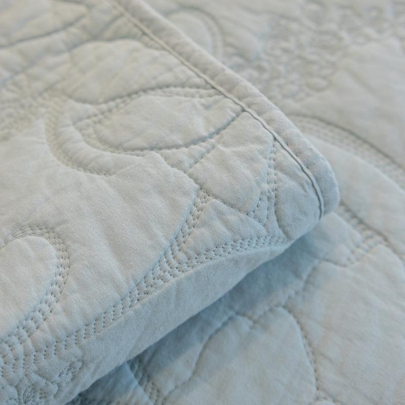 Modern Simple Pure Cotton Four-season Universal Cotton Sofa Cushion European Style Solid Color Fabric Non-slip Cotton Sofa Towel Cushion