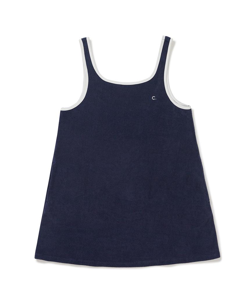 Clove [26Sm Clove] Terry One Piece (Navy)