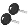 925-1745A 925-1744A 725-1745 5 Stück Rasentraktor Zündschlüssel Passend für Bolens Craftsman Troy-Bilt Cub Cadet Schwarz