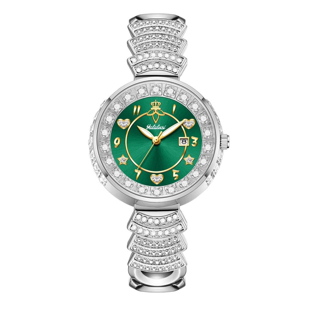 Damenuhr Luxus Strass Goldarmband Uhren Exquisites Kleines Rundes Zifferblatt Damen Armbanduhr Geschenke