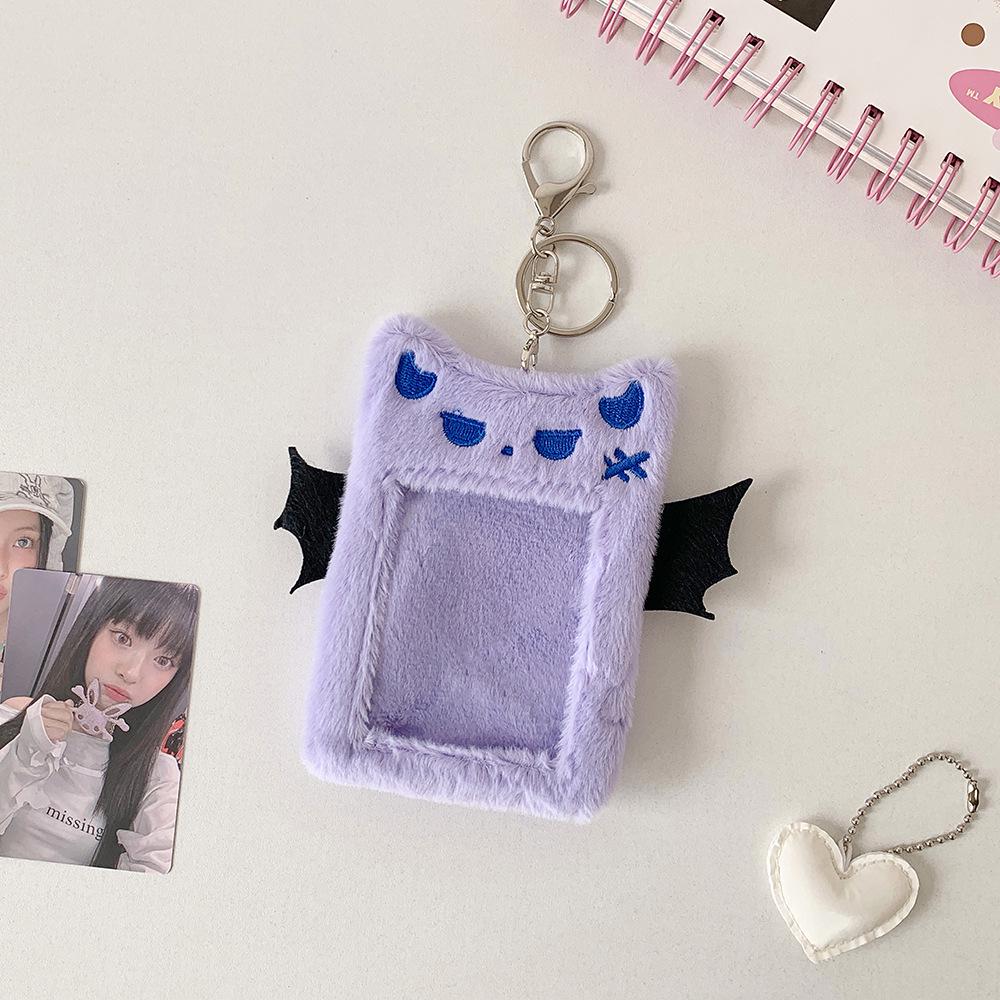Star Idol Cute Animal Plush Card Holder - 3" Polaroid Display & Protective Sleeve Ornament