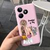 For Realme C53 C51 Cases Shockproof Soft Luxury Silicone TPU Bumper Case For RealmeC51 C 51 C 53 Flower Painting Girly Capa Etui