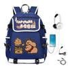 Kapibara Schoolbag Large Capacity Cute Junior High School Students Durable Lightweight Backpack Men and Women