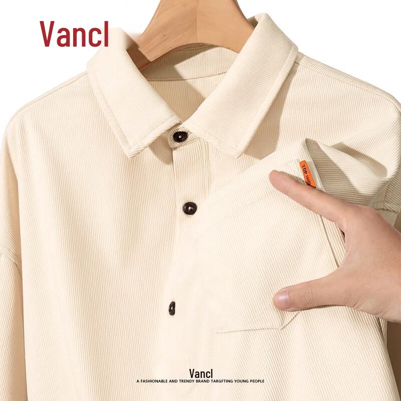 VANCL Men's Corduroy Long-Sleeve Shirt