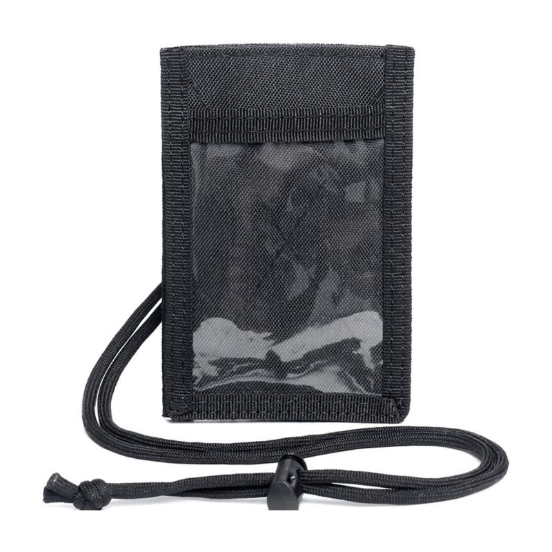 

Tactically Card Holder Adjustable Neck Lanyard Keyring Patches Badge Holder Credit Card Organizers Outdoor Pen Purse 1