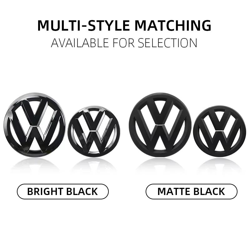 2026 New 2PCS Car Stickers For Volkswagen VW Golf 7.5 MK7.5 2018-2020 Car Rear Emblem Front Grille Badge Decals Auto Accessories IF9 sdwp2