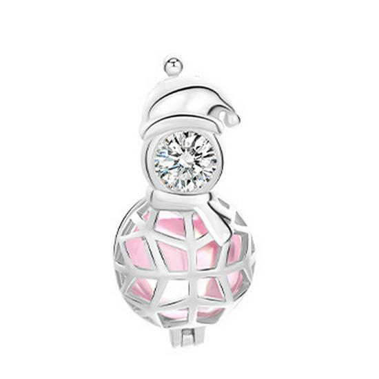 Women's S925 Silver Aromatherapy Magic Box Necklace - Christmas Gift Hollow Pendant