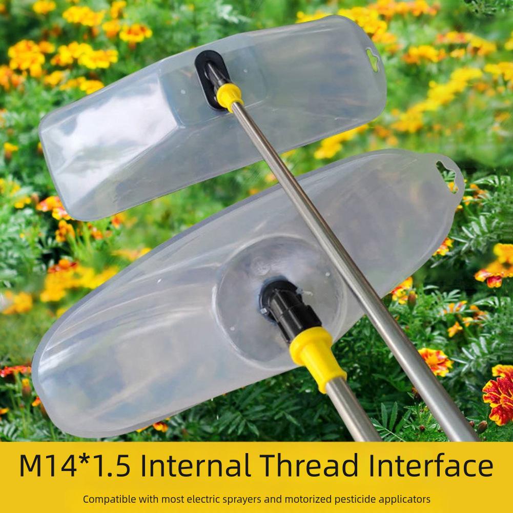 1/2Pcs Windproof Sprinkler Cover Misting Spray Nozzles M14x1.5 Thread Fan-shaped Spray Sprinkler Nozzle For Watering Irrigation