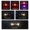 Bicycle Helmet Light Bike Turn Signal Rear Lamp Remote Lights USB Rechargeable Waterproof Night Riding Warning Cycling Taillight 7