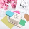 3-in-1 craft label punch, 1.5/2/2.5-inch gift label punch, DIY punch for scrapbooking craft perfume