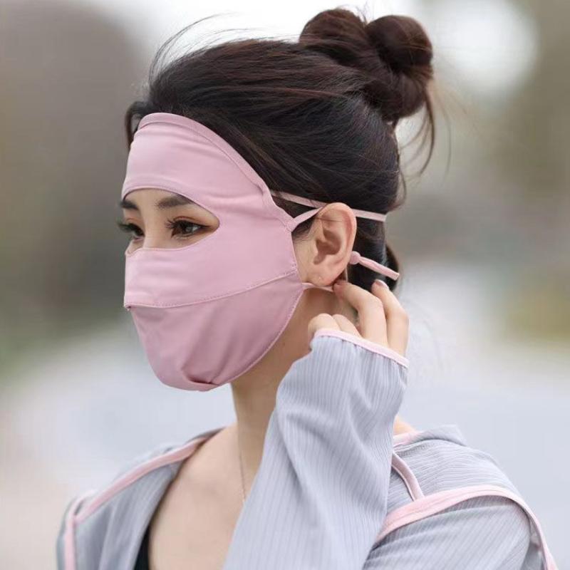 Sunscreen Mask Female Uv Protection Full Face Summer High-Efficiency Uv Protection Full Face Protective Mask