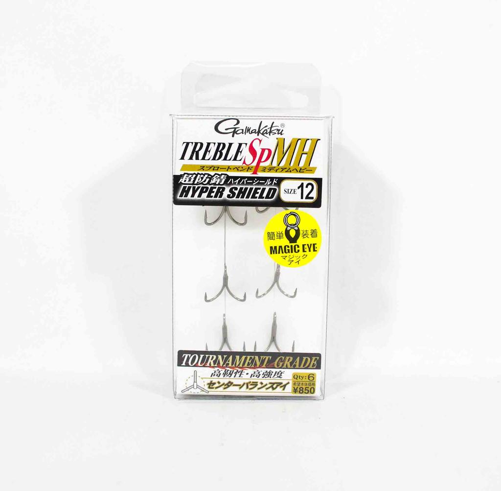 Gamakatsu 67631 Treble Hook SP MH Hyper Shield Size 12 (3287)