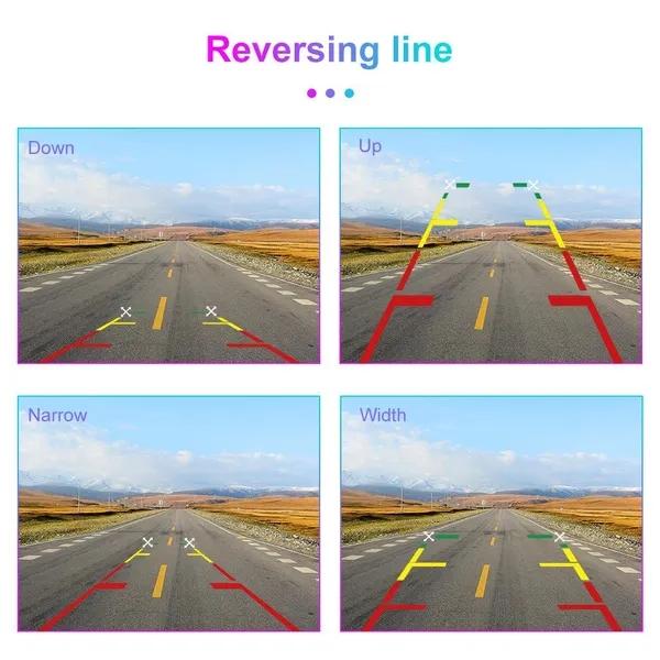 Ecran HD de 9,3 inchi Suport portabil DashCam Camera din spate Cameră încorporată Suport wireless ćar-Pláy&Android Auto/Control vocal
