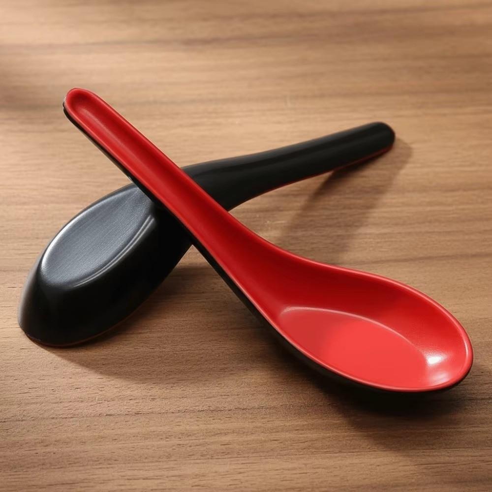 1/5/10pcs Heat-resistant Soup Spoon Drop-resistant Tablespoon Durable Ramen Spoon Kitchen Cutlery