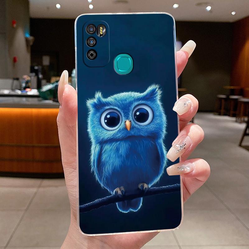 Pour Infinix Hot 9 Play Coque Arrière X680 X680B X680C Esthétique Mignon Cool Garçons Filles Coque de Téléphone Silicone Souple Coque Transparente