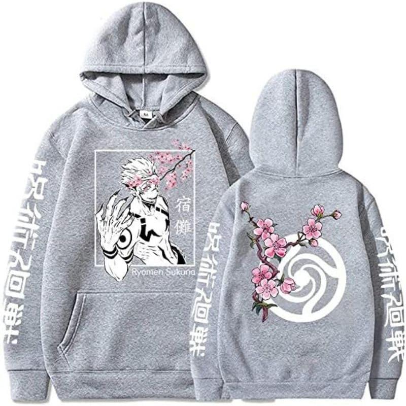 Anime Jujutsu Kaisen Yuta Okkotsu Hoodies Men Harajuku Manga Casual Long Sleeve Women Sweatshirts