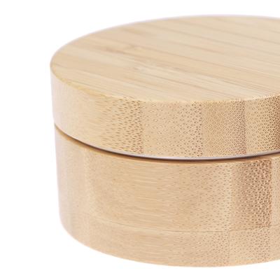 Bamboo Bottle Cream Jar Nail Art Mask Cream Refillable Empty Cosmetic Makeup Container Bottle Storage Box 10/15/30/50/60/80/100G
