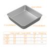 4/6/8Inch Square Cake Tins 3 Layers  Angel Food Cake Pan Aluminum Square Baking Pans Baking Mold