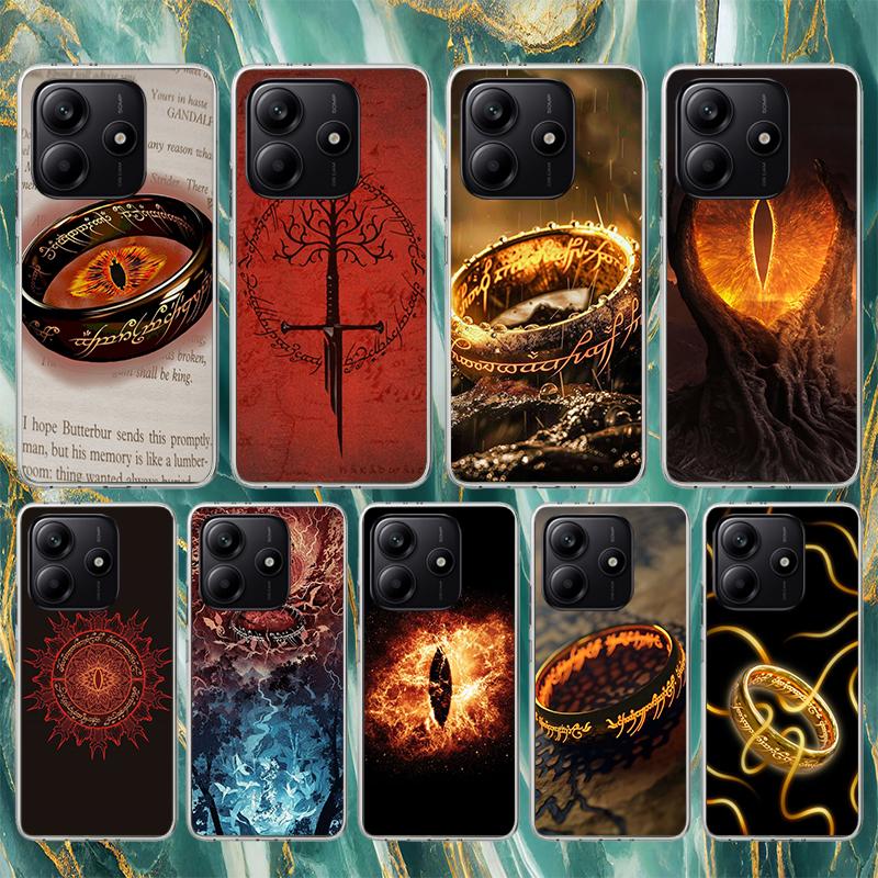 The L-Lord of The R-Rings Soft Phone Case For Xiaomi Redmi Note 14 14S 13 12S 12 11S 11 11E Pro Plus 11T 10S 10 9S 5G Pattern Co