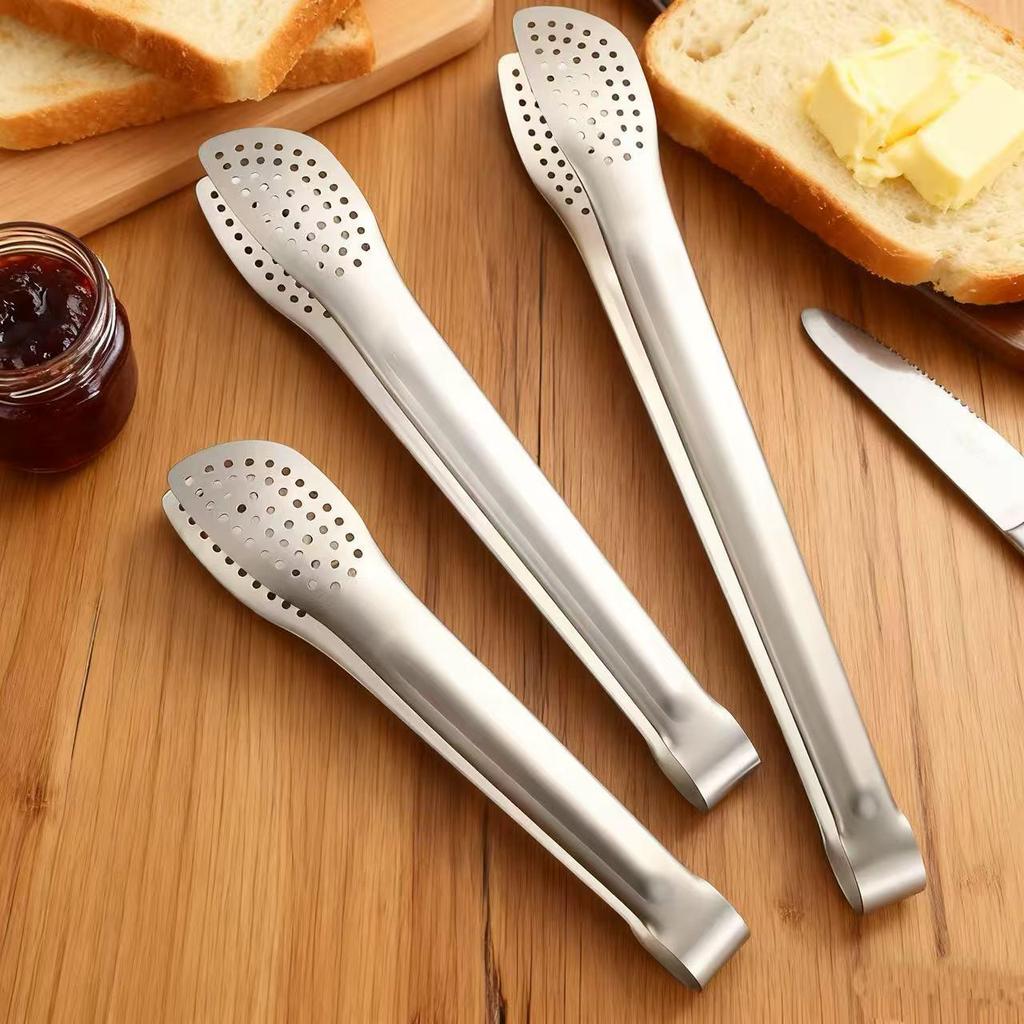 Stainless Steel BBQ, Baking, and Buffet Tongs